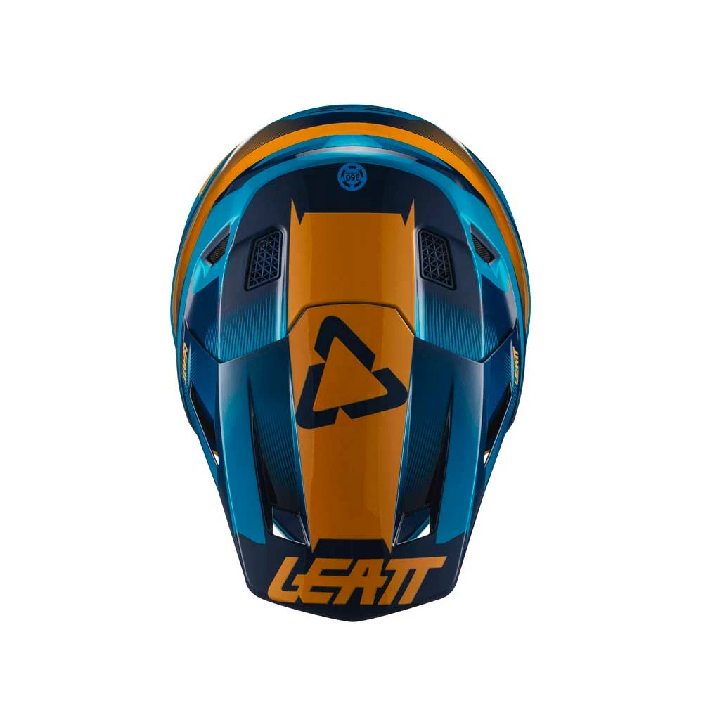 LEATT Casque Y Compris Lunettes 7.5 V21.1 Bleu-jaune – Image 2