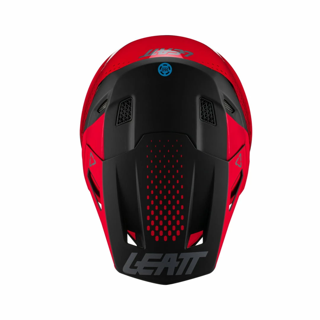 LEATT Casque Y Compris Lunettes 8.5 V22 Uni Rouge – Image 3