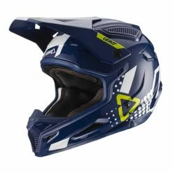 LEATT Casque De Motocross GPX 4.5 - Bleu-blanc-vert