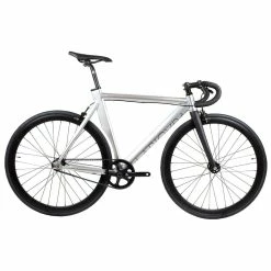 BLB Brick Lane Bikes La Piovra ATK Fixie/Singlespeed Bike - Argent Poli