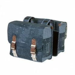 Double Sacoche Vélo BASIL Bohème 35L Bleu Indigo