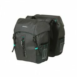 Double Sacoche Vélo Basil Discovery 365D 18L M Noir Mêlée