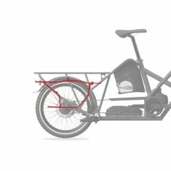 Rack Latéral Pour Fixation Sacoche Arrière BIKE43 (paire)