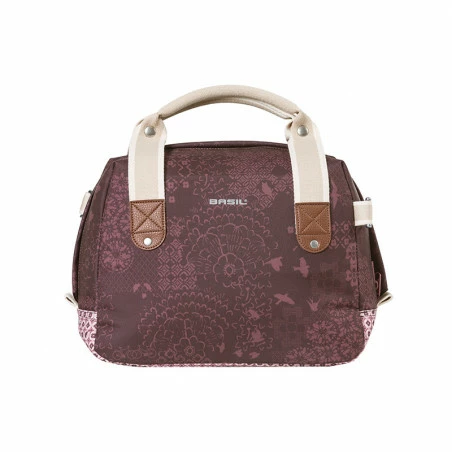 Sacoche De Guidon Vélo BASIL Bohème 8L Rouge Figue – Image 2