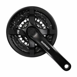 SHIMANO Pédalier 6/7/8v Noir FC-TY501 42/34/24D 170mm